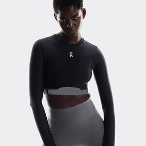 [On Running] On Train Long Sleeve Crop (Brand New!With Tag)